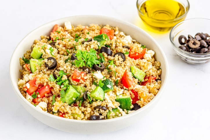 Quinoa with Sun-Blush Tomatoes and Olives - Patrick Holford